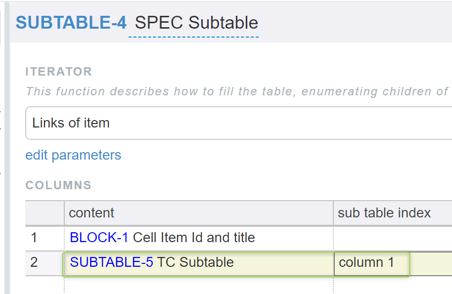 Simple Table