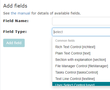 Input Fields